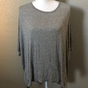 Light gray oversized shirt